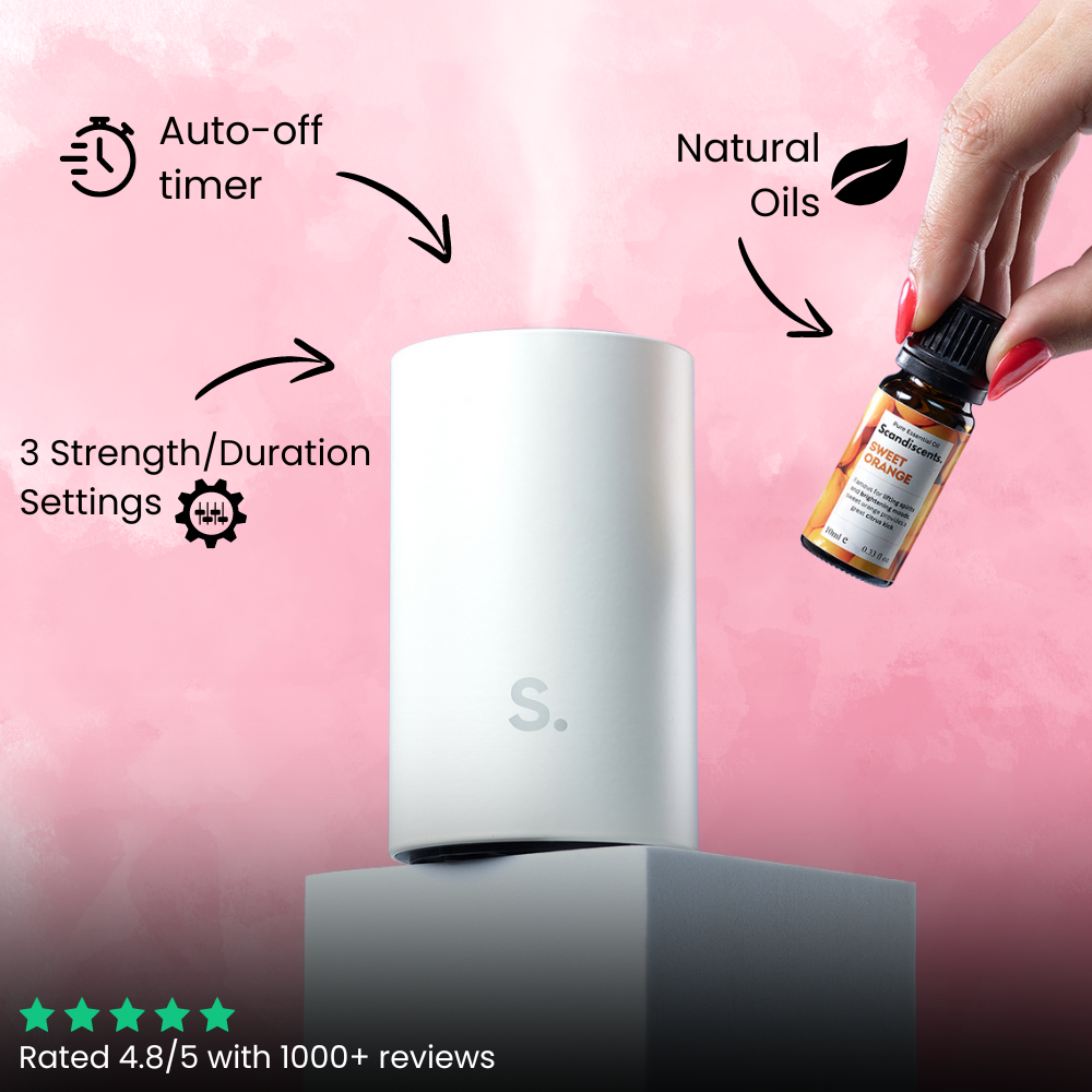 Waterless diffuser — room fragrance without the fuss