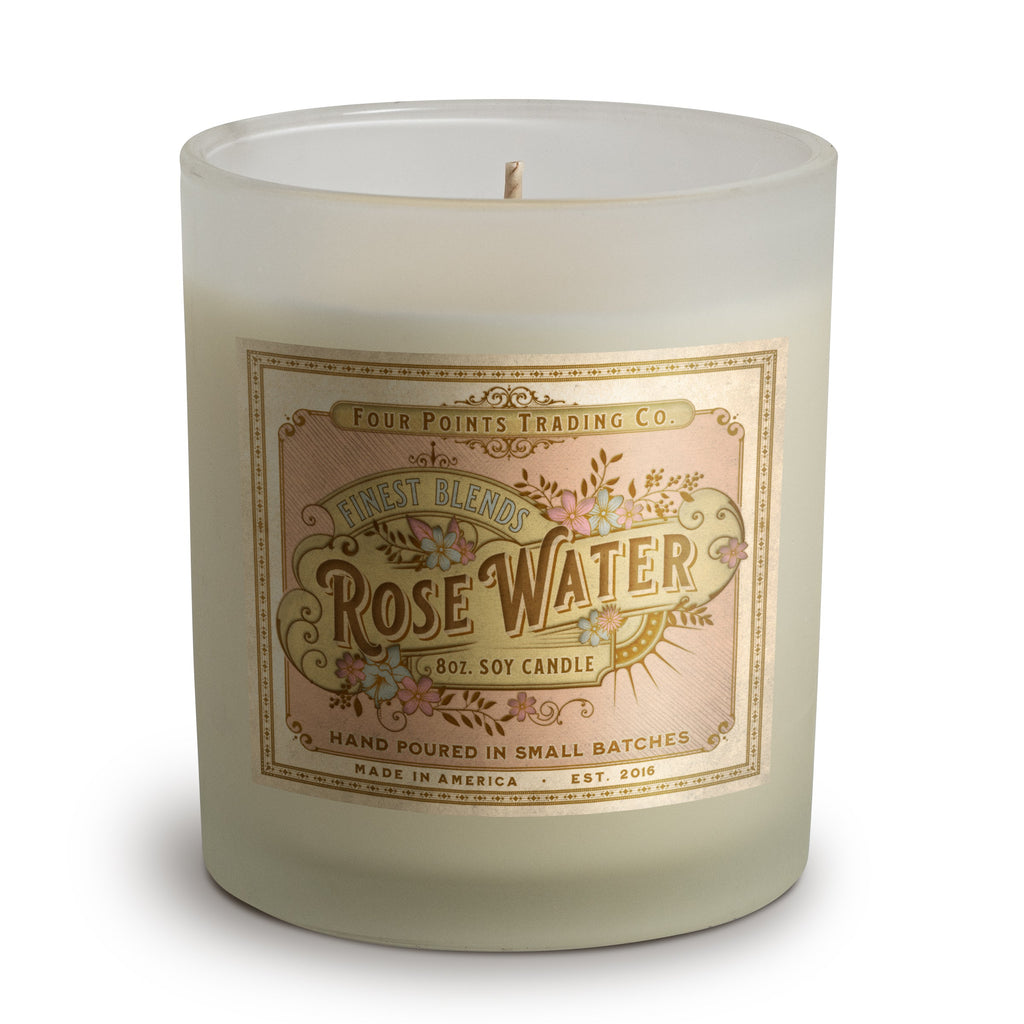 Luxury soy candle lifestyle