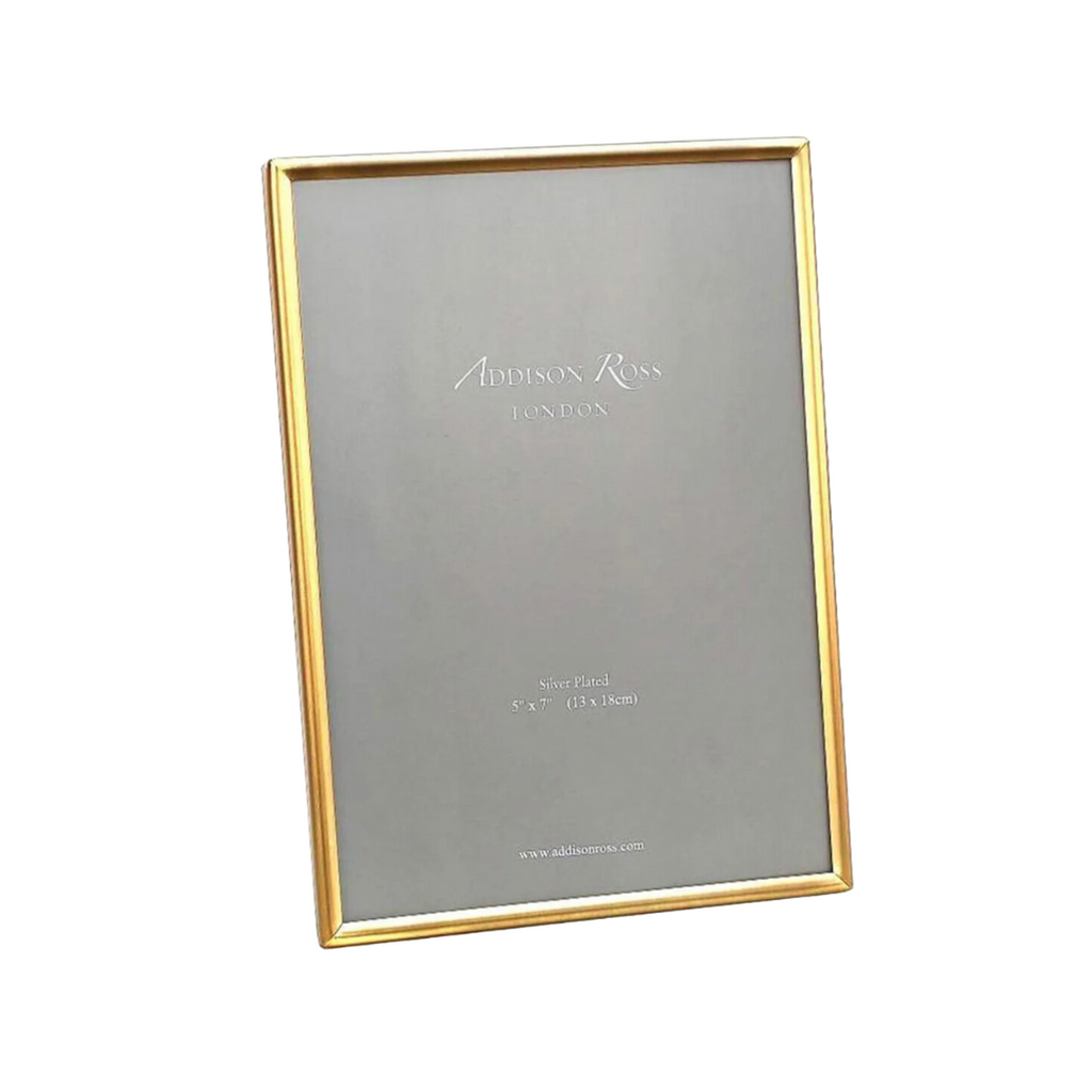 Gold plated picture frame product shot