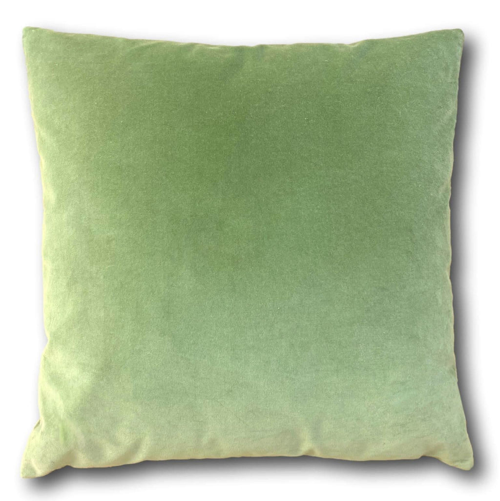 Velvet Cushion Cover Set of 2 — Sage Green